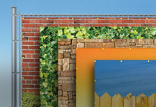 Pre-Printed Fence Screen