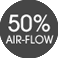 50% Air Flow