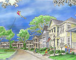 Residential Community that benefitted from Fence Screens during construction