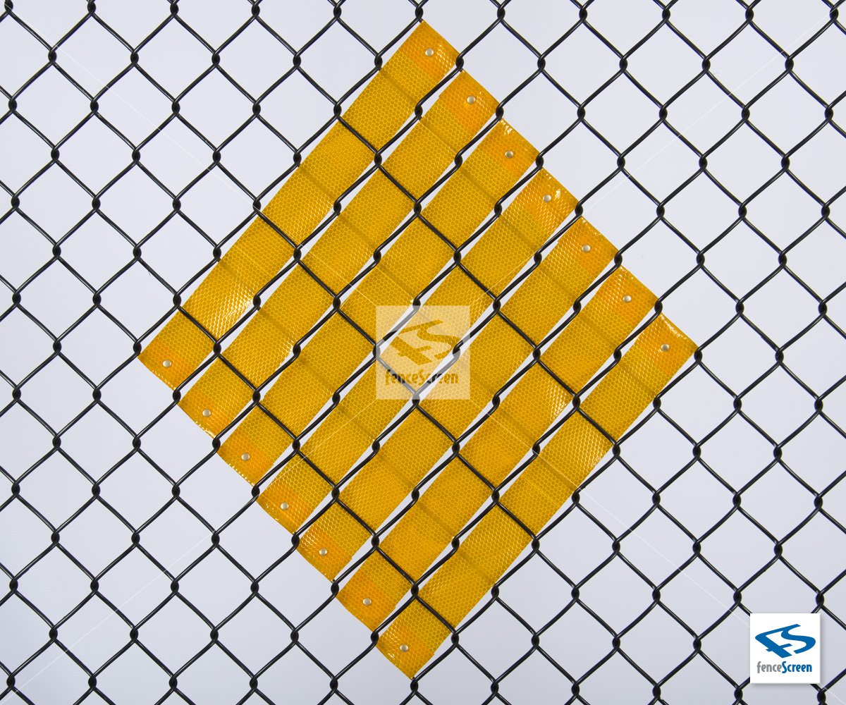 Reflective Safety Fence Tape Inserts and Fasteners
