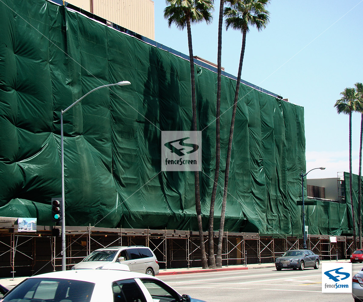 Construction Mesh Debris Tarp for Safety & Scaffolding Enclosures