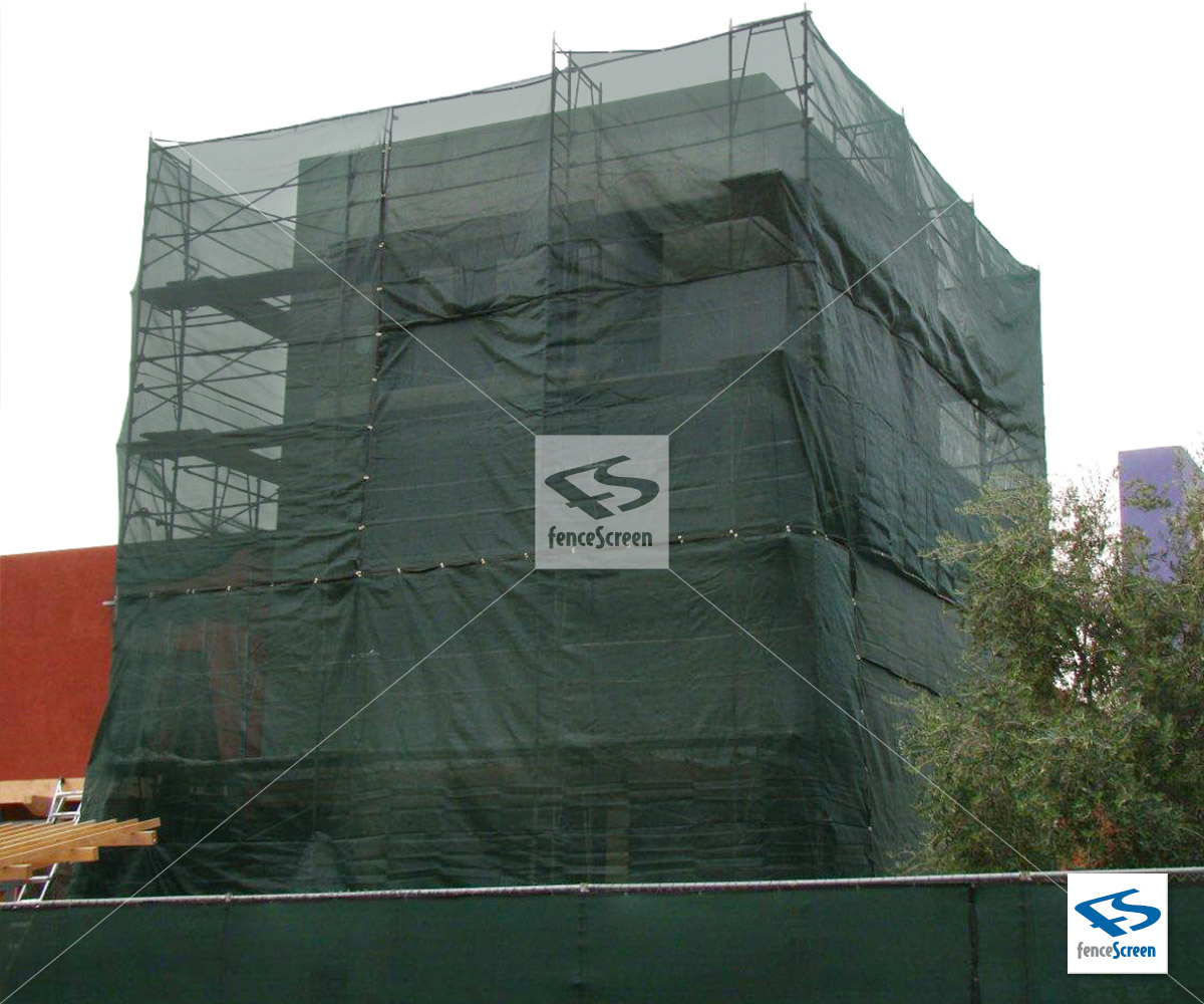 Construction Mesh Debris Tarp for Safety & Scaffolding Enclosures