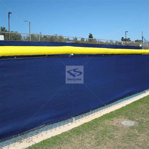 Baseball or Softball Outfield Fence Windscreen