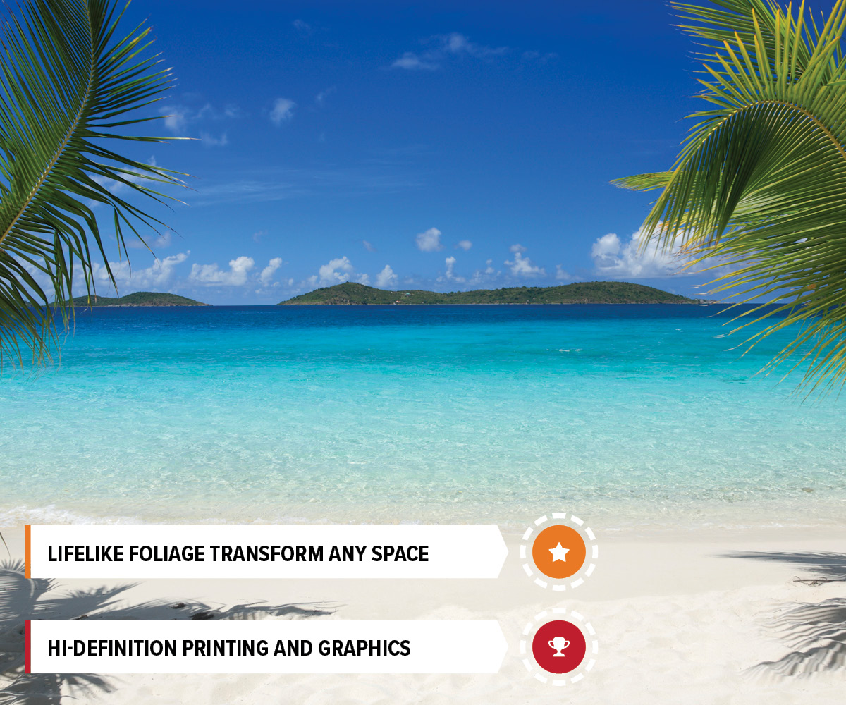 Ocean Front Patio Backdrop & Gazebo Screen