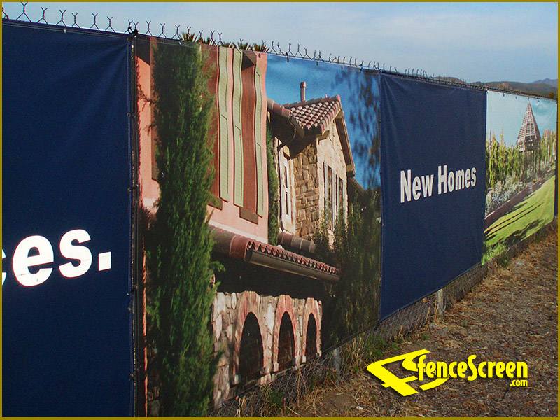 Custom Graphic Vinyl Fence Banners