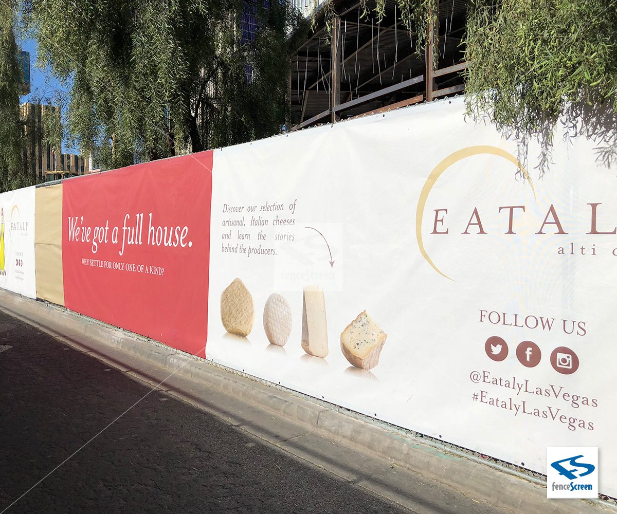 Vinyl Fence Wraps Full Color Custom Printed On MAXFlex Vinyl®