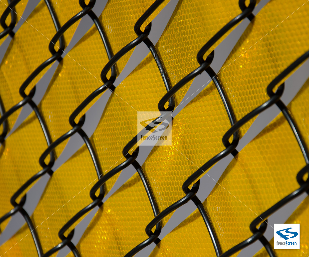 Reflective Safety Fence Tape Inserts and Fasteners