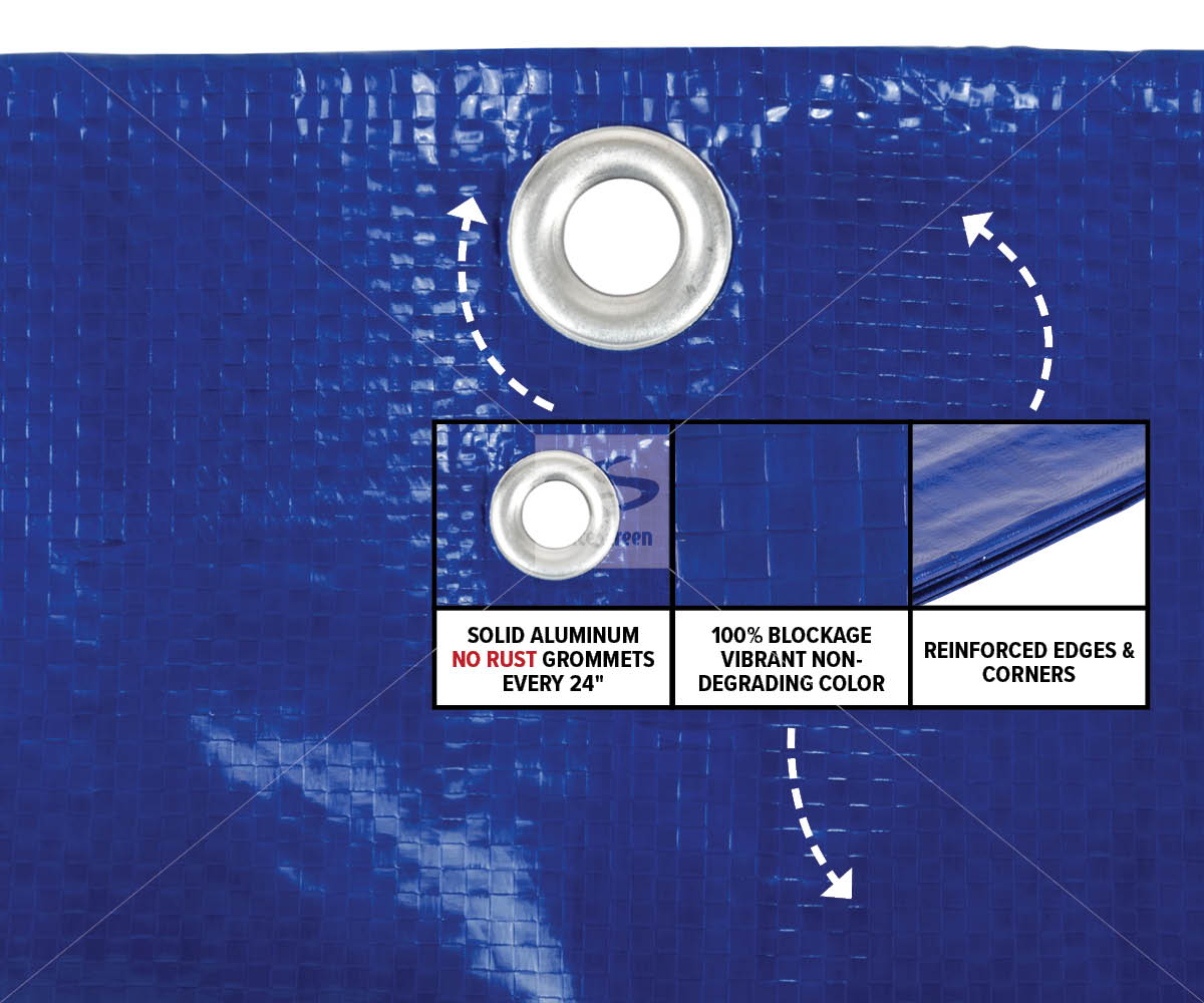 FEMA Tarps Blue Self Help Polyethylene (Poly) Tarps (USACE)