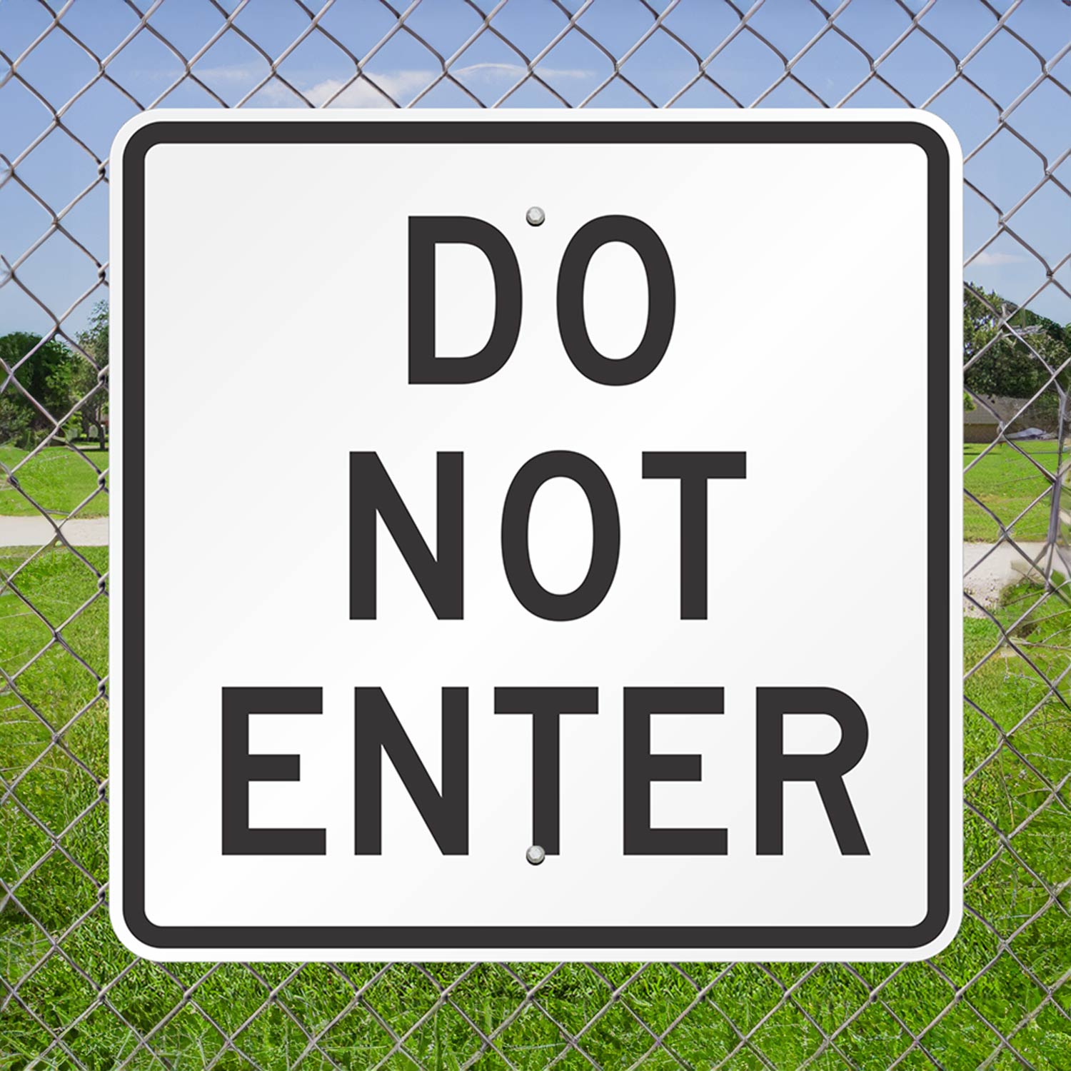 Do Not Enter Parking Lot Sign | Parking Sign