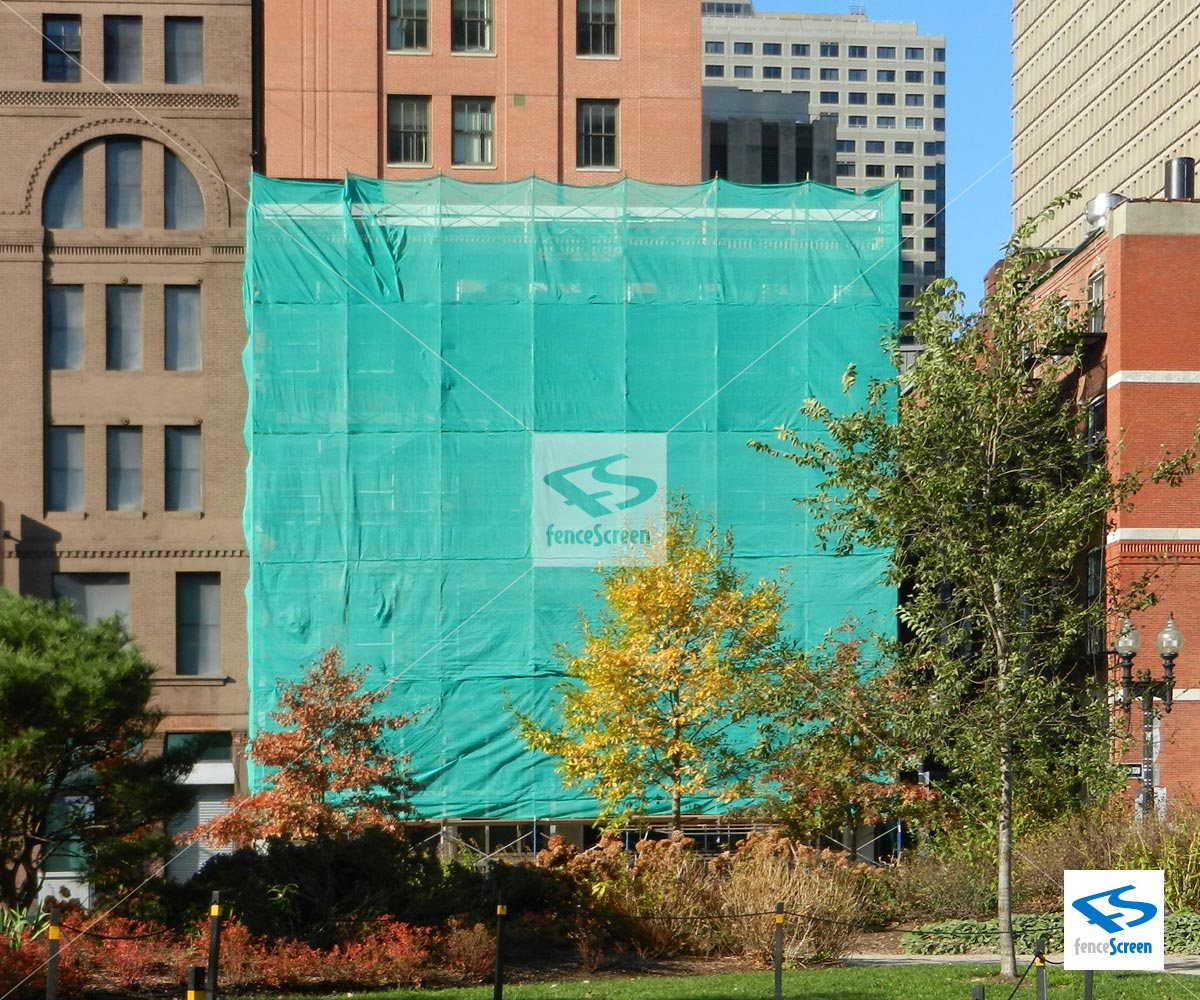 Construction Mesh Building Tarp for Safety & Scaffolding Enclosures