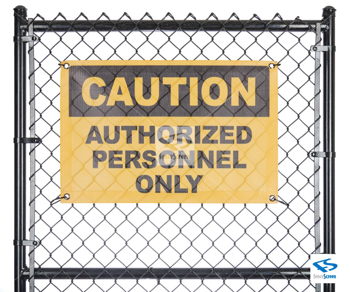 Custom Construction Fence Banners & Company Logo Signs for Jobsites