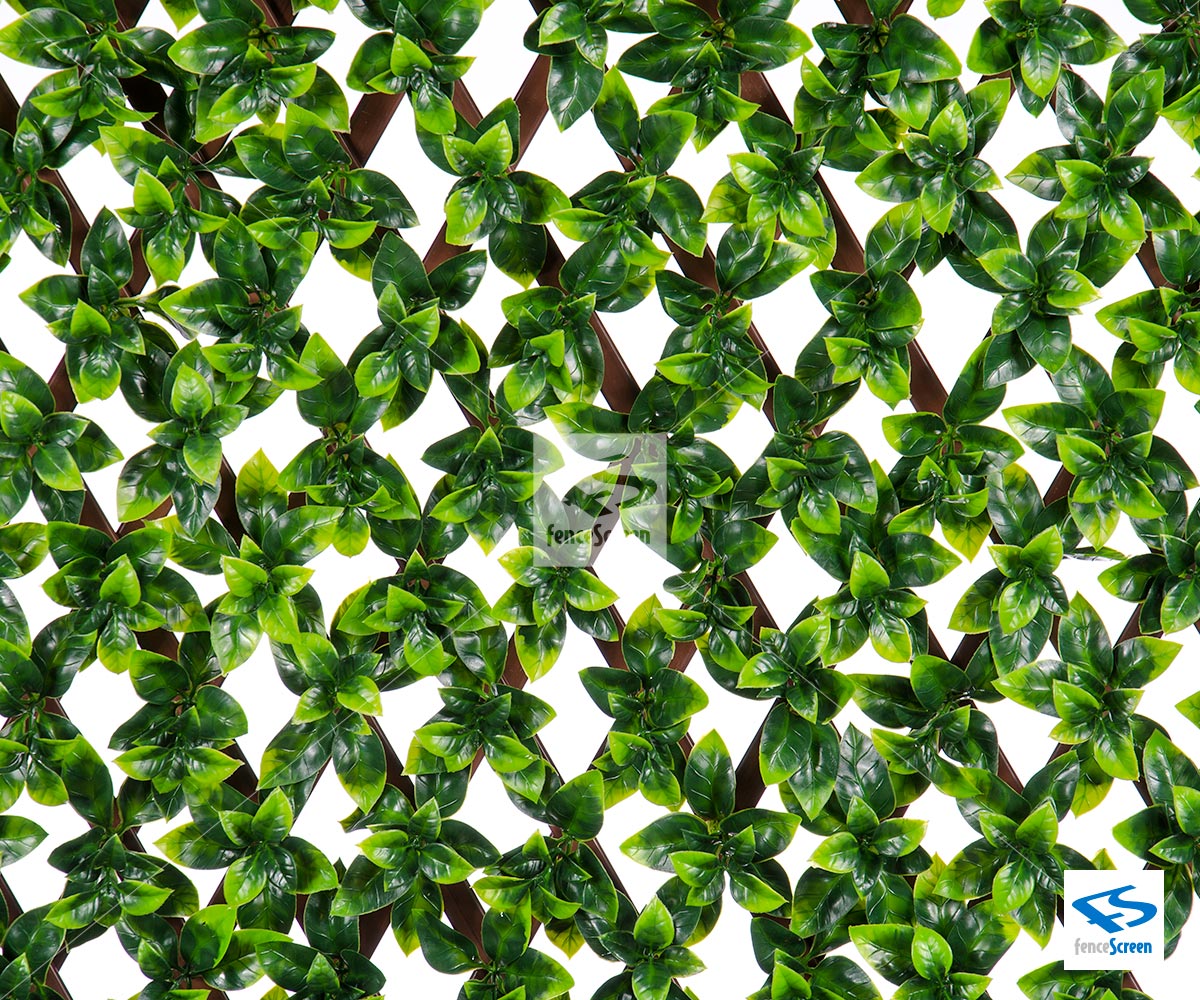 Artificial Ficus Expandable Trellis Privacy Fence