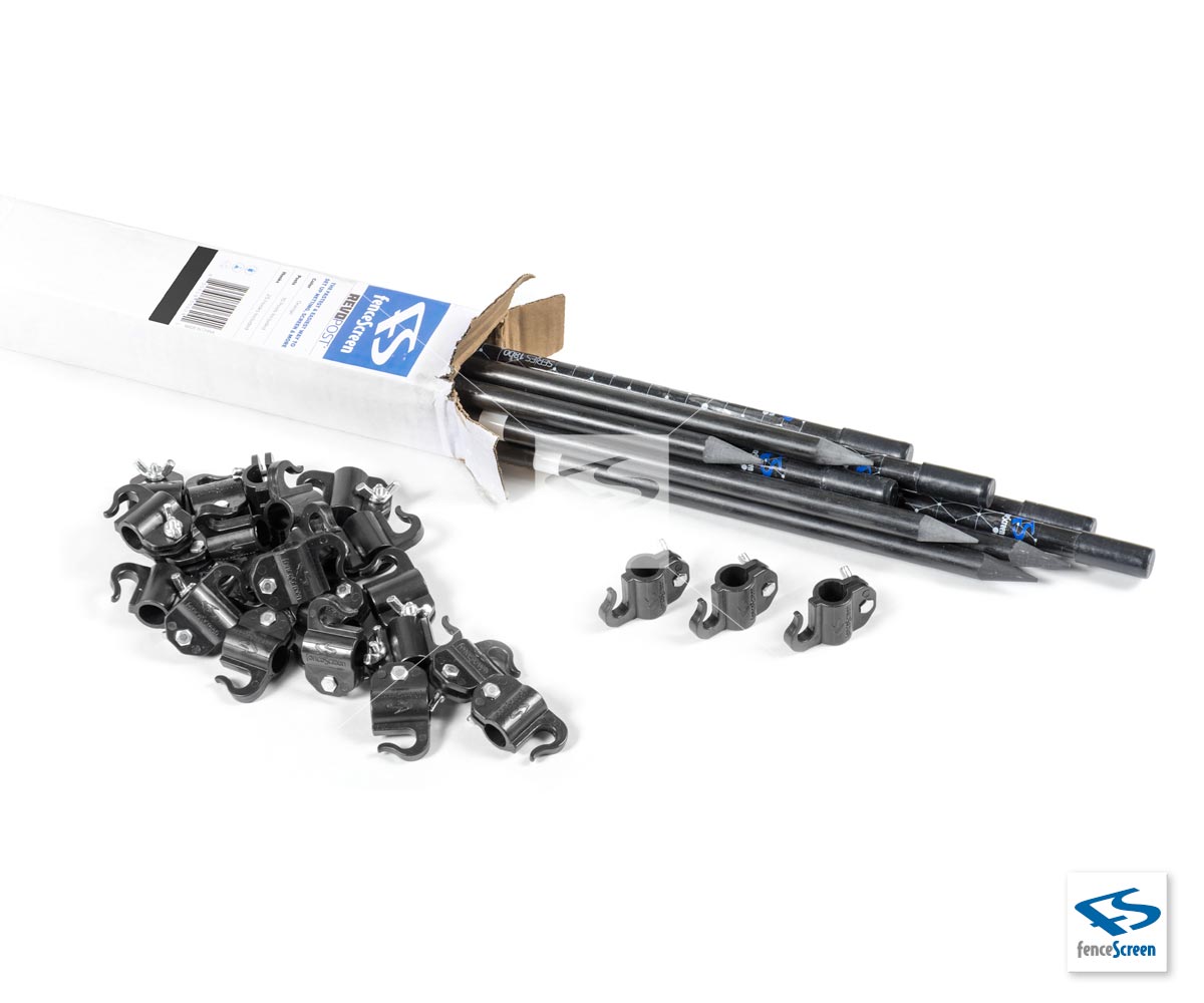 Fiberglass Fence Netting Post, Poles & Markers