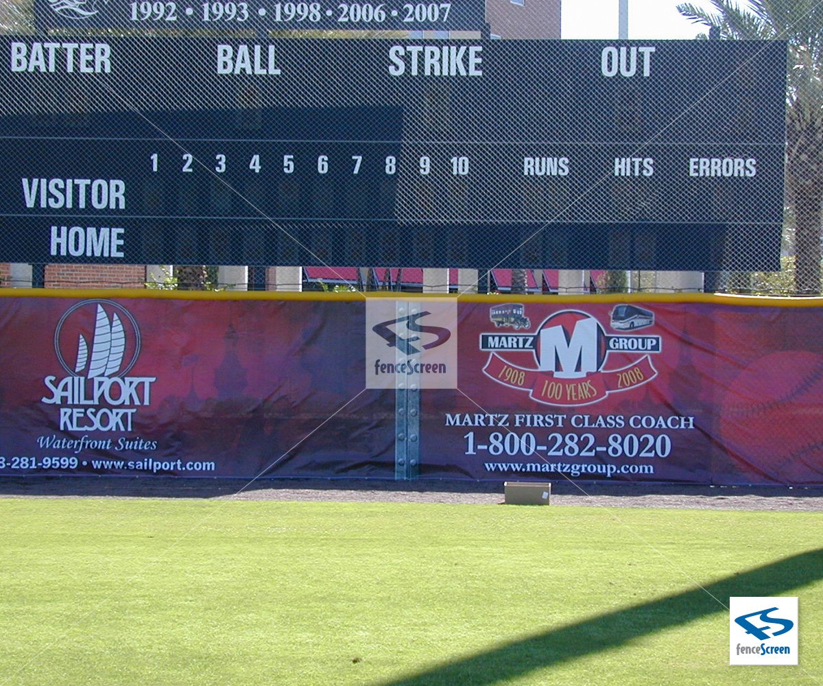 Baseball Softball Banners & Signs for Outfield Fence, Dugout or Batting