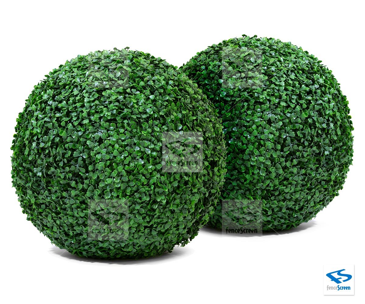 Artificial Boxwood Ball Topiary Set (2 Pack) NatraHedge