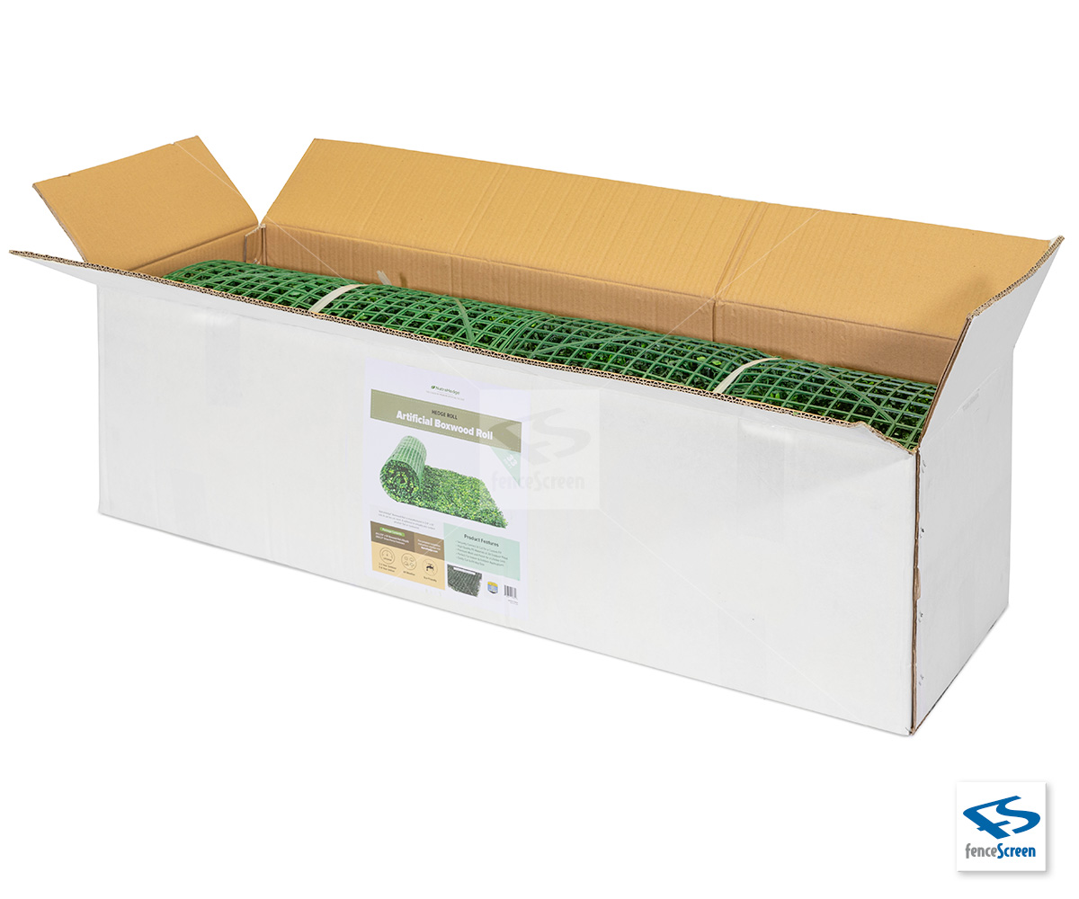 Light Green Artificial Boxwood Roll by NatraHedge