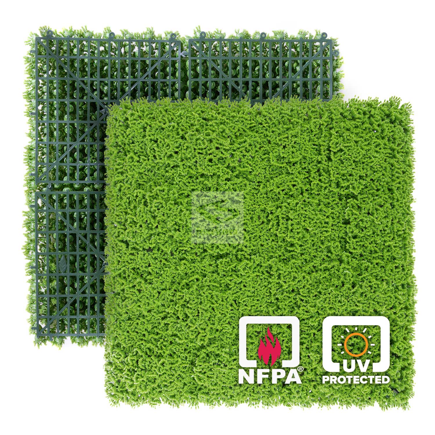 Artificial Evergreen Moss Mat Panels from NatraHedge®