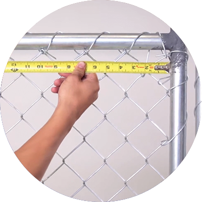 How to measure your chain link fence for the right size