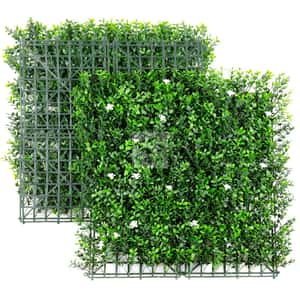 NatraHedge Artificial Boxwood Hedge Mat 20x 20 Panels 12 Pack 