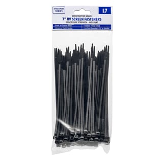 UV Outdoor Fence Screen Attachment Zip Ties