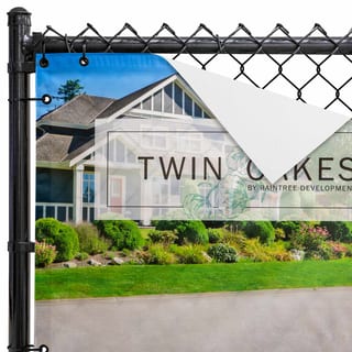 411 Series - Solid Vinyl Fence Wrap