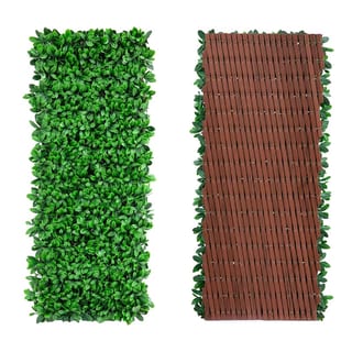Faux English Laurel Privacy Fence
