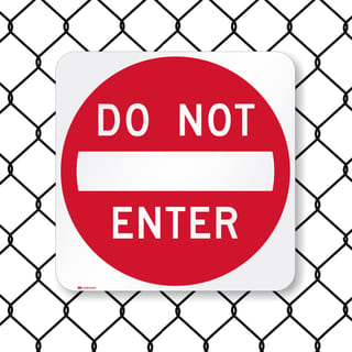 8001 Series - Do Not Enter Parking Sign
