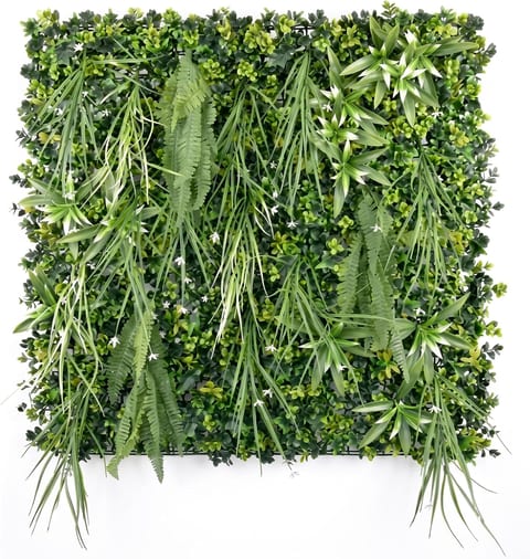 NatraHedge Artificial Dense Star Living Wall Panels