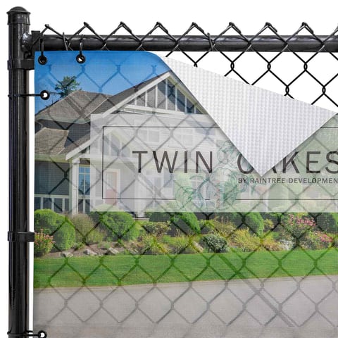 311 Series Mesh Fence Wrap, Alpine White