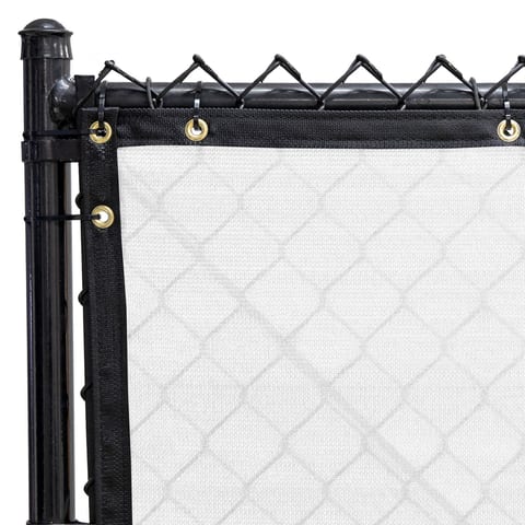 Privacy Fence Screen PLUS, Alpine White, 6 ft x 50 ft