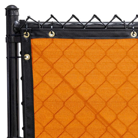 Privacy Fence Screen PLUS, Safety Orange, 6 ft x 50 ft