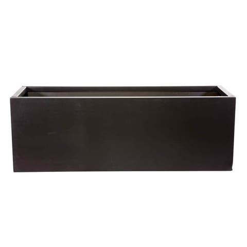 1250 Series Baxter Frosted Black Aluminum Planter Box
