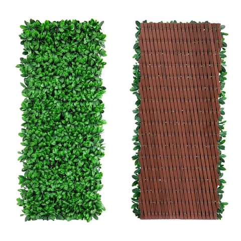 NatraHedge Faux English Laurel Expandable Privacy Fence