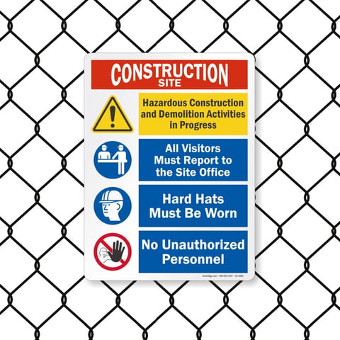8029 Series - Construction Site Hazardous Construction and Demolition Activities in Progress image1