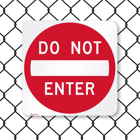 8001 Series - Do Not Enter Parking Sign image3
