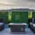 NatraHedge 4-ft Freestanding Boxwood Hedge Wall With Black Planter Box