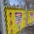 Yellow Construction Safety Gate Privacy Screen