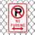 No Parking Symbol Arrow Pointing Left and Right