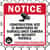 Notice - Construction Site Monitored by Video Surveillance and Security Patrols