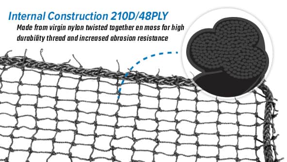 Professional 7/8 Knotted Sports Netting