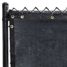 FenceBlock Fence Privacy Screen, 98% Blockage, Carbon Black