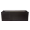 1250 Series Baxter Frosted Black Aluminum Planter Box