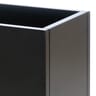 1250 Series Baxter Frosted Black Aluminum Planter Box