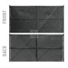Fenpro Chain Link Fence Privacy Tape, Weave-In Fence Slats, Obsidian Black
