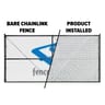 2000 Series Fenpro Chain Link Fence Privacy Tape, Alpine White