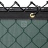 350 Series Commercial PVC Mesh PLUS Fence Windscreen, Forest Green