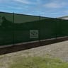350 Series Commercial PVC Mesh PLUS Fence Windscreen, Forest Green