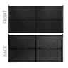 350 Series Commercial PVC Mesh PLUS Fence Windscreen, Obsidian Black