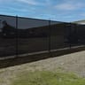 350 Series Commercial PVC Mesh PLUS Fence Windscreen, Obsidian Black