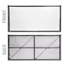 400 Series Commercial Block Solid Vinyl Fence Privacy Screen, Alpine White